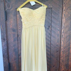 Donna Morgan Bridesmaid Dress- Yellow